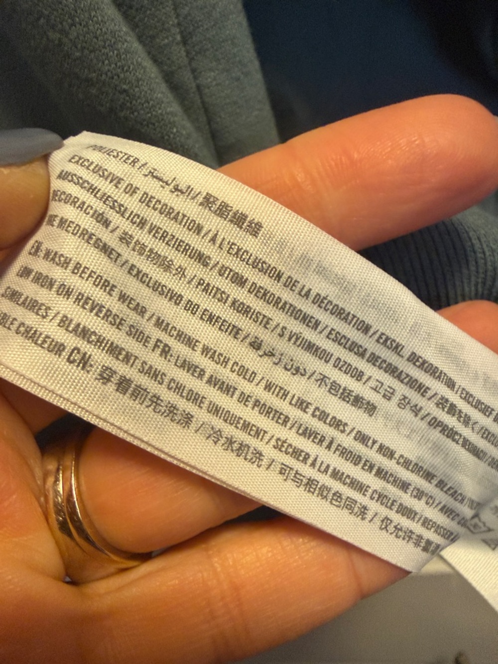 NEW!! Hollister Nashville Hoodie in Slate Blue size XL - Picture 7 of 7